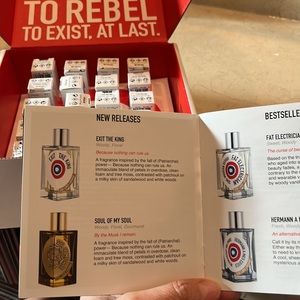 20 perfume samples from Etat Libre D’Orange